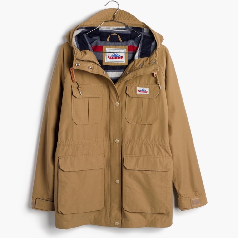 Madewell x‎ Penfield Kasson Parka in Tan.
